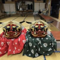 獅子頭の修復