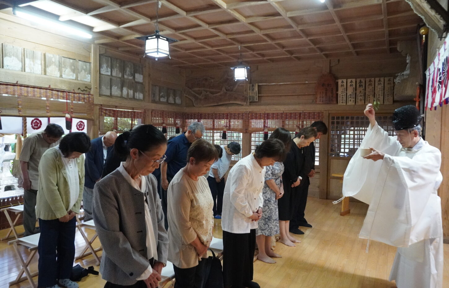 祇園神社の厄払いお宮参りの画像
