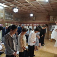 祇園神社の厄払いお宮参りの画像